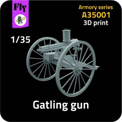 1:35 Gatling Gun (3D-Printed)