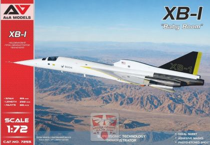1:72 XB-1 'Baby Boom' supersonic demonstrator