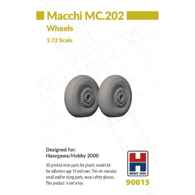 1:72 Macchi MC.202 Wheels