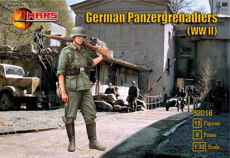 1:32 German WWII Panzergrenadiers