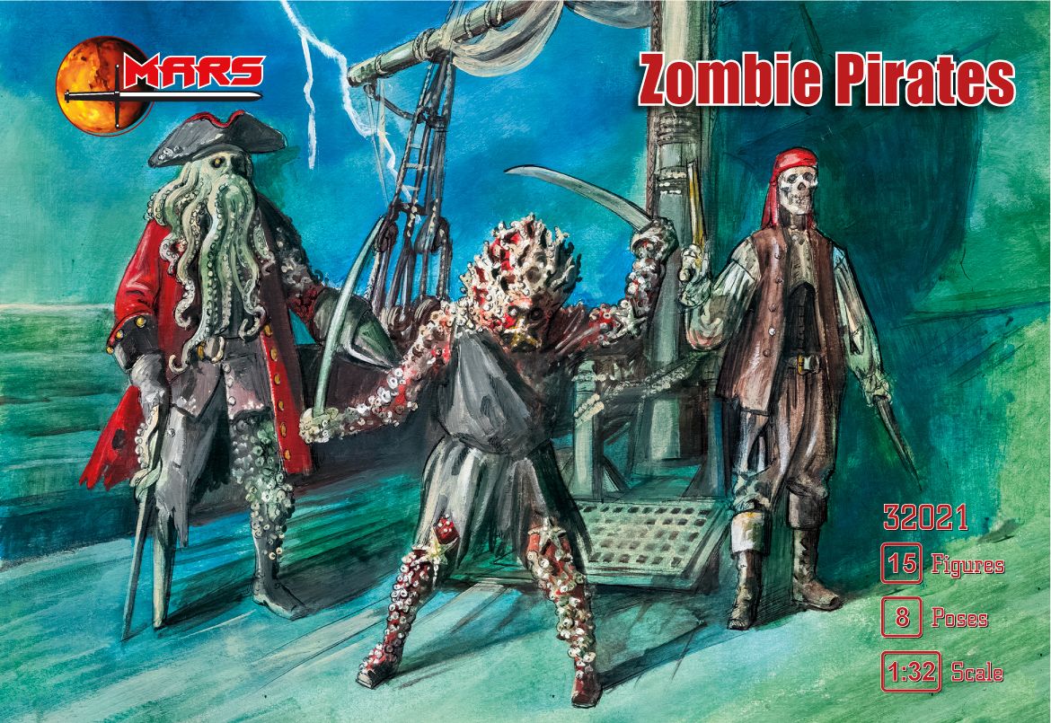 1:32 Zombie Pirates