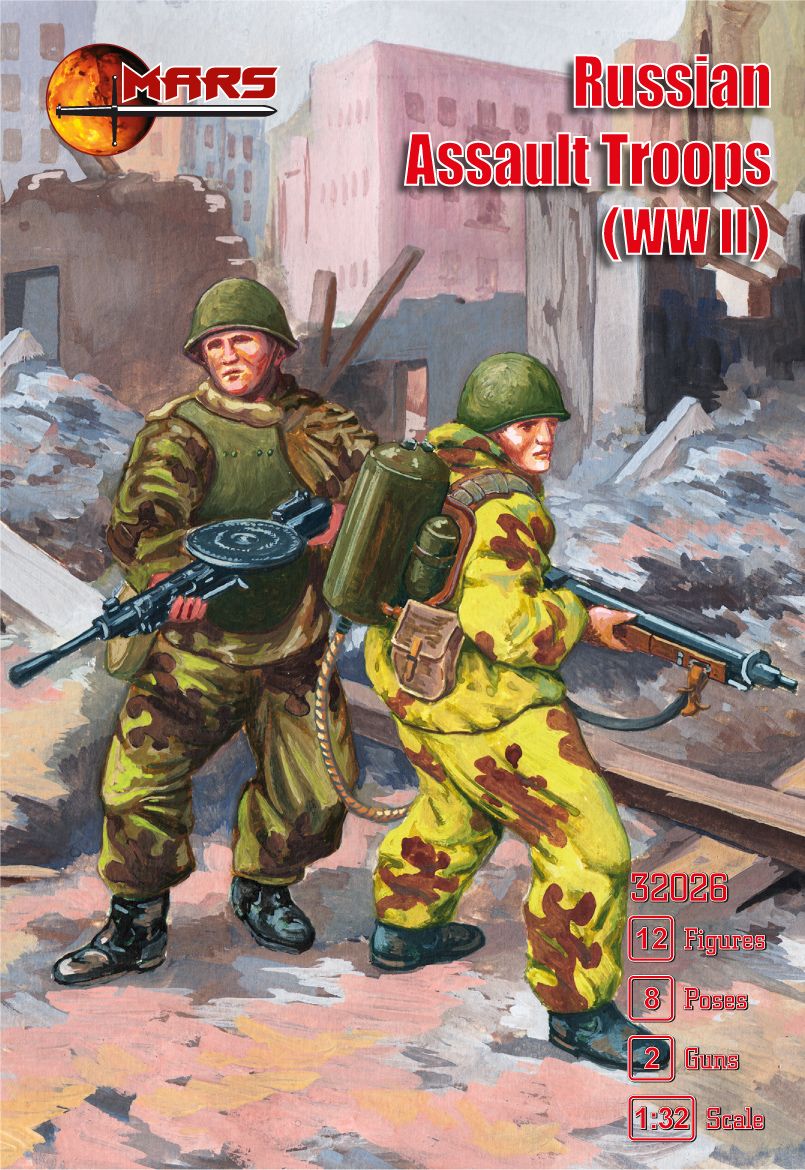 1:32 Russian Assault Troops (WWII)
