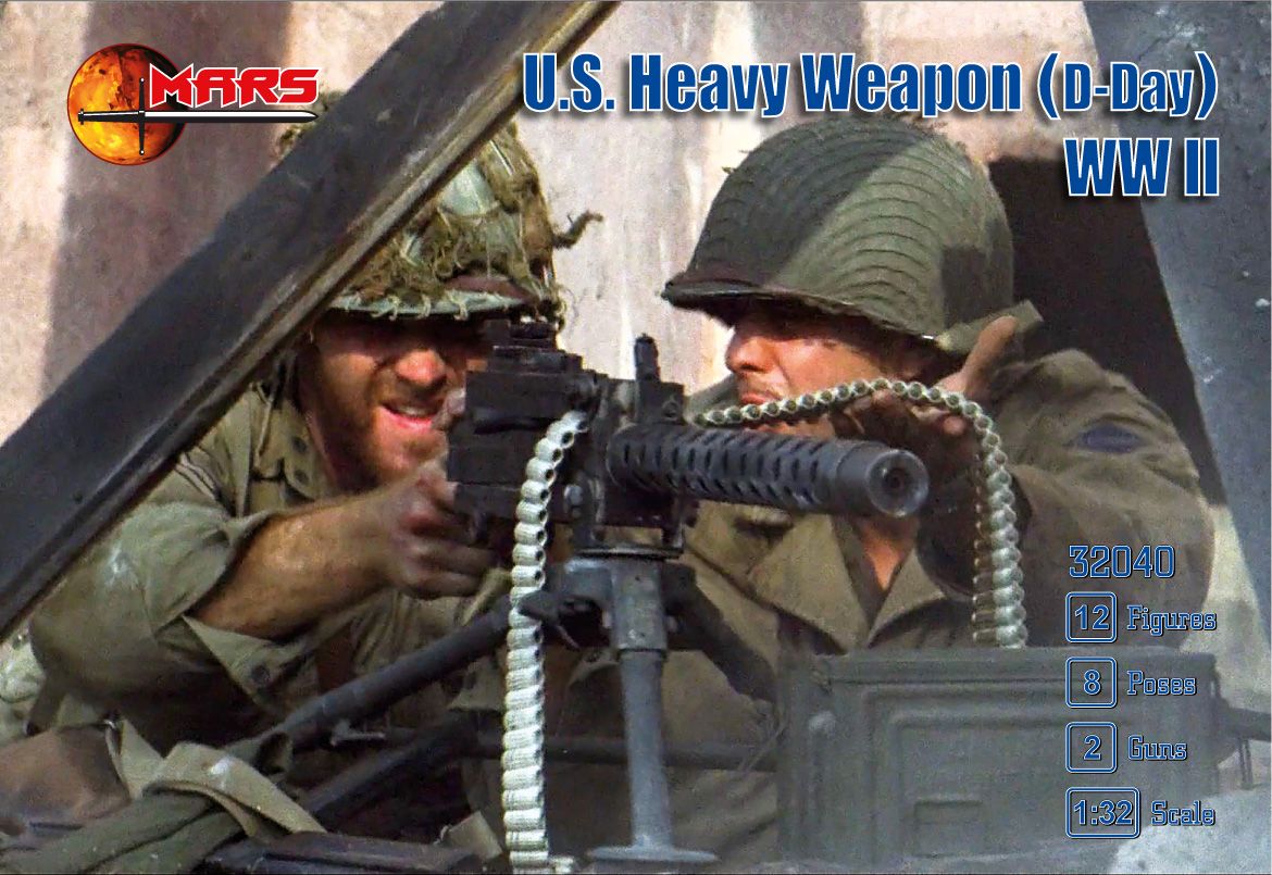 1:32 U.S.Heavy Weapons D-Day WWII