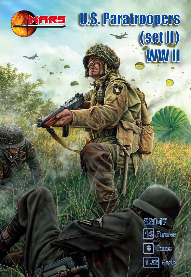 1:32 US Paratroopers Set II (WWII)