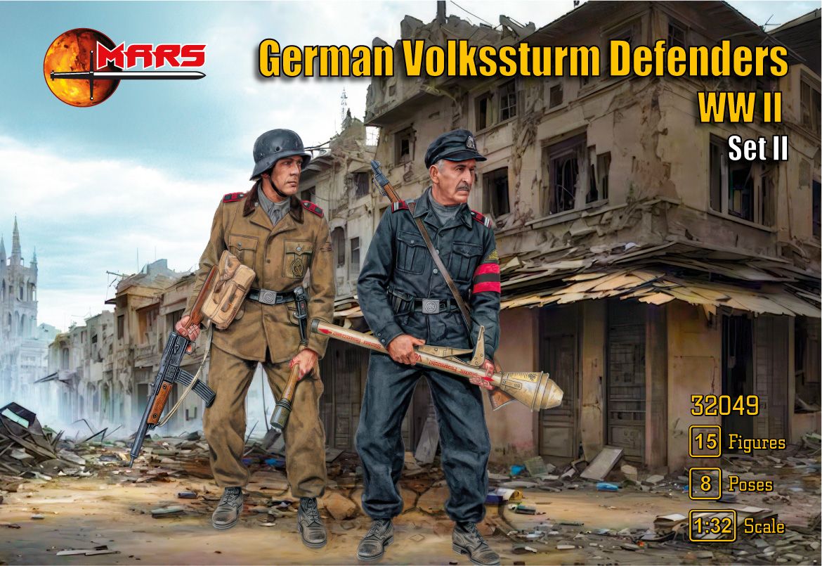 1:32 German Volkssturm Defenders WWII set II