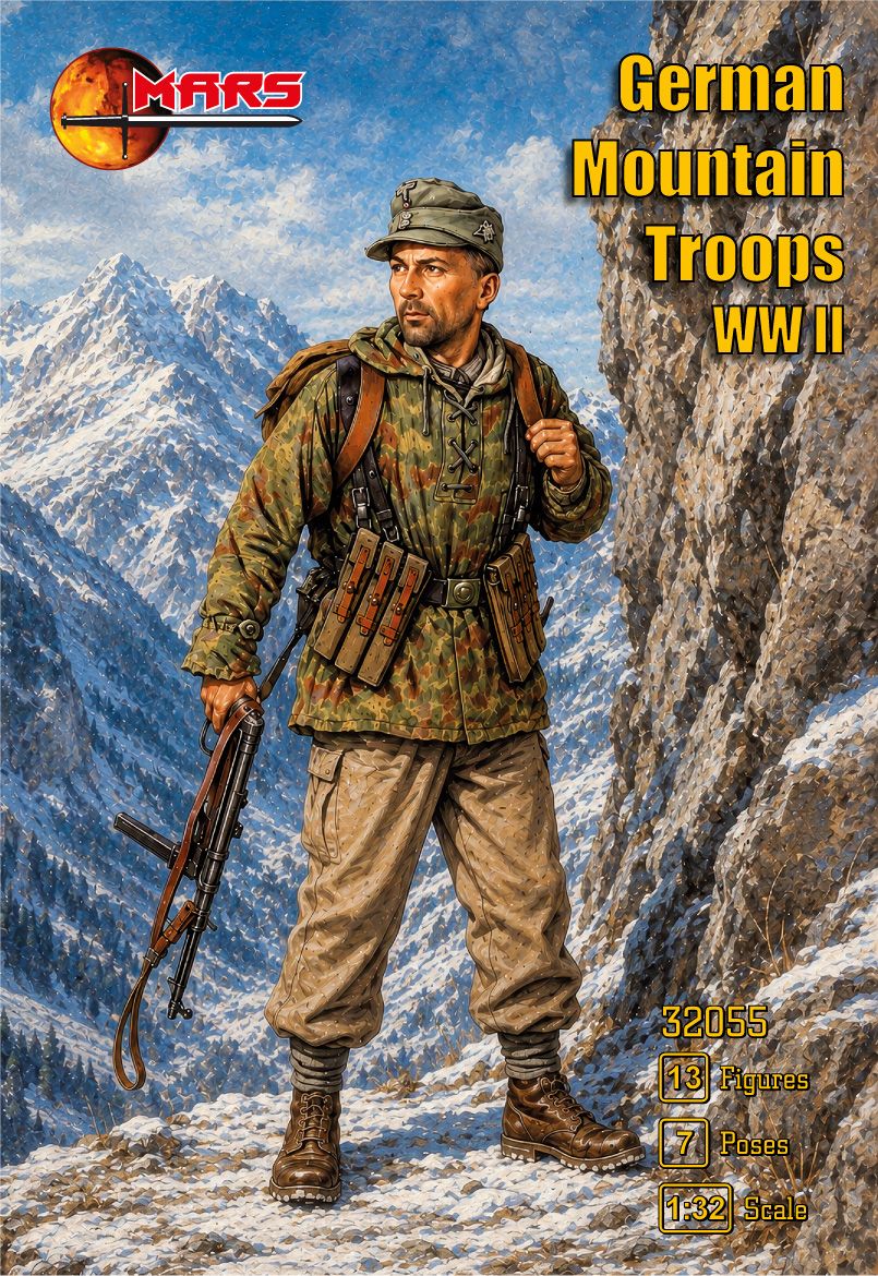1:32 German mountain Troops WWII