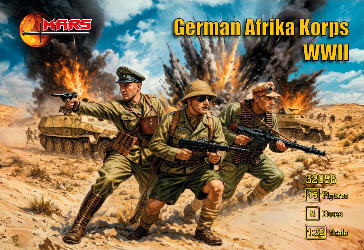 1:32 German Africa Korps WWII