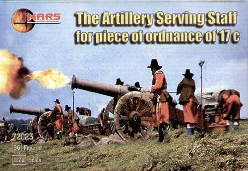 1:72 The Artillery Serving Staff for piece of ordnance of 17c