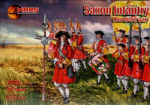 1:72 Saxon infantry (Northern War)