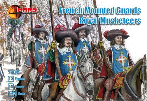 1:72 French Mounted Guards Royal Musketeers