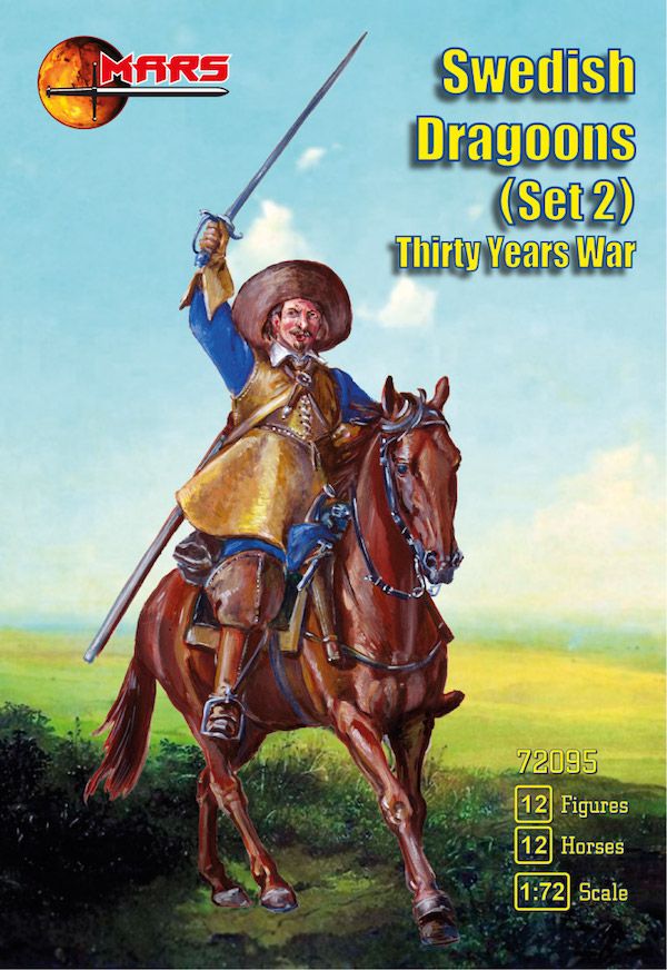 1:72 Swedish Dragoons (Set 2) Thirty Years' War