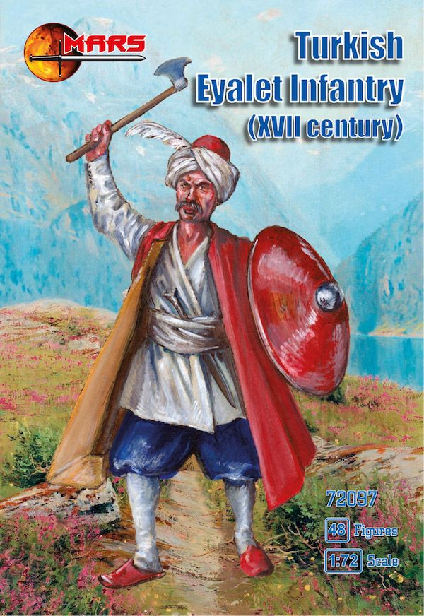 1:72 Turkish Eyalet Infantry (XVII century)
