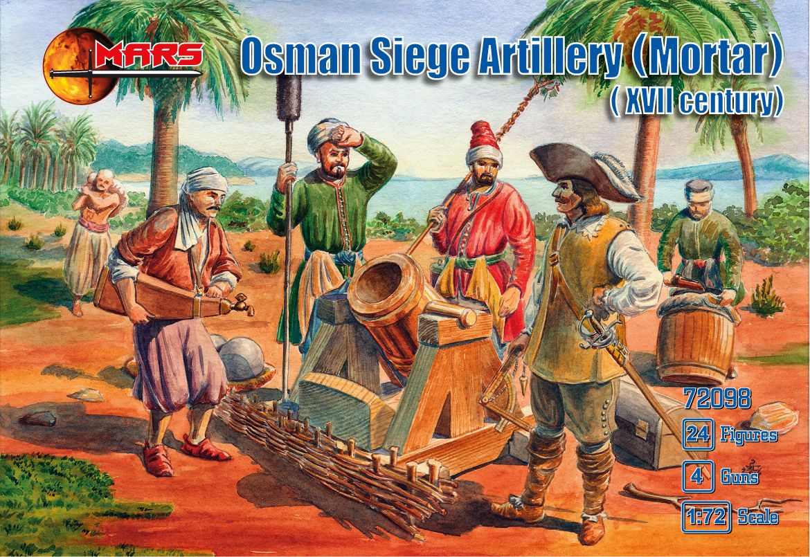 1:72 Osman Siege Artillery (Mortar) XVII century