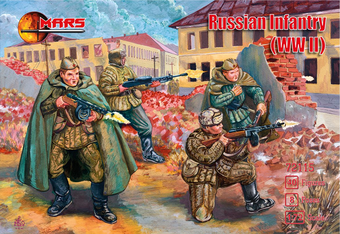 1:72 Russian Infantry WWII