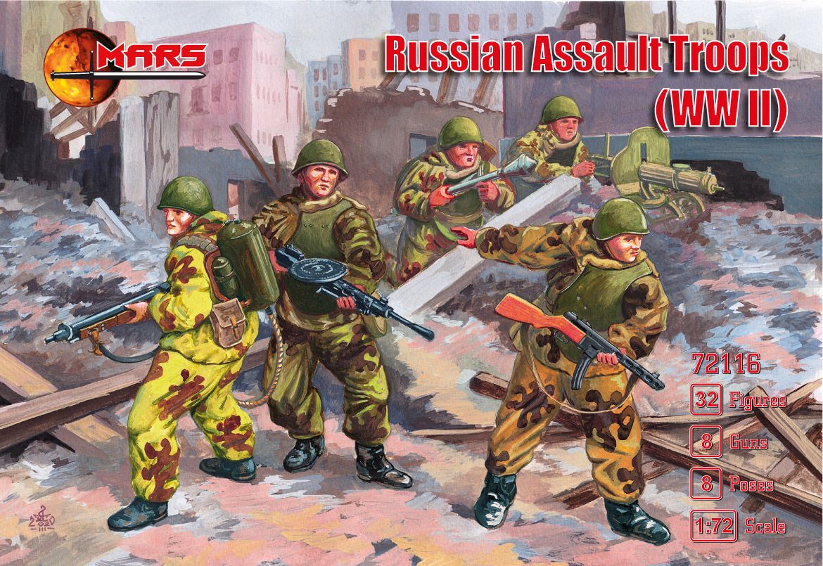 1:72 Russian Assault Troops WWII