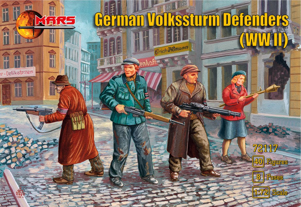 1:72 German Volkssturm Defenders (WWII)