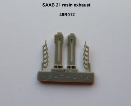 1:48 SAAB 21 resin exhaust manifold
