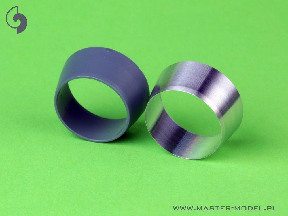 1:48 MiG-21 F-13 (Fishbed C) - turned metal air intake ring (for Eduard)