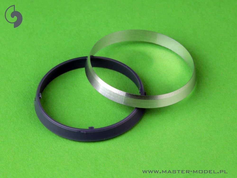 1:48 MiG-21 PF / PFM / SMT / R / MF (Fishbed D, F, J) - turned metal air intake ring (for Eduard)