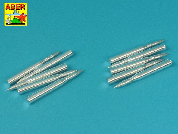 1:16 Jagdpanther, King Tiger & Nashorn - 8,8 cm Shells (10 pcs)