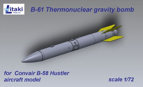 1:72 US B-61 Thermonuclear Gravity Bomb - 4 pcs (Universal)