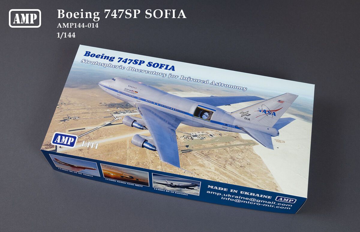 1:144 B-747SP Stratospheric Observatory For Infrared Astronomy, SOFIA
