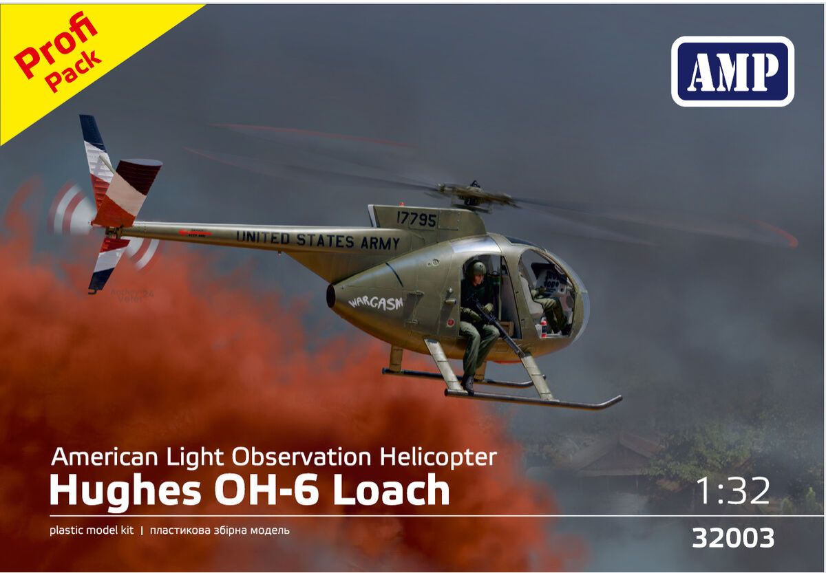 1:32 Hughes OH-6 Cayuse - Profi Pack