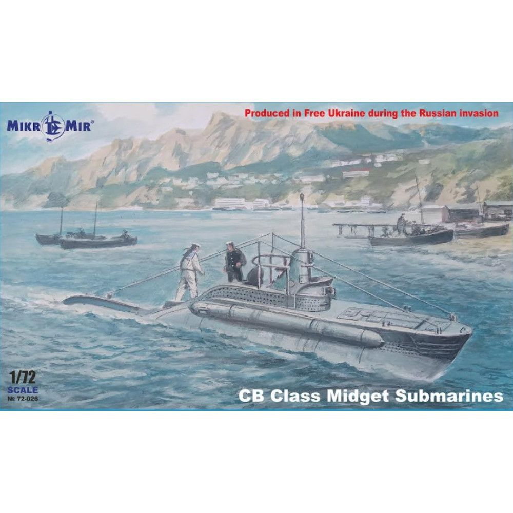 1:72 Italian CB Class Midget Submarines WWII