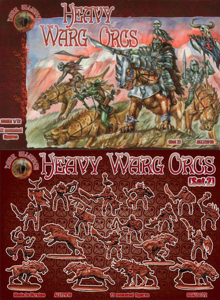 1:72 Heavy Warg Orcs Set 2