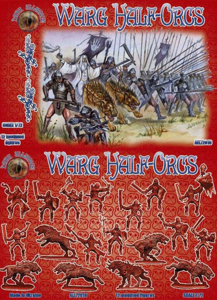 1:72 Warg Half-Orcs