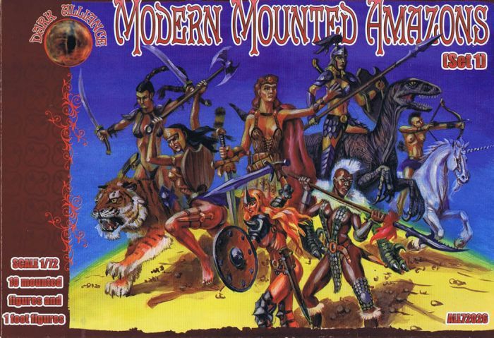 1:72 Modern Mounted Amazons Set 1
