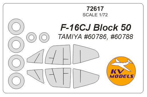 1:72 F-16CJ Block 50 (Tamiya) + wheels masks