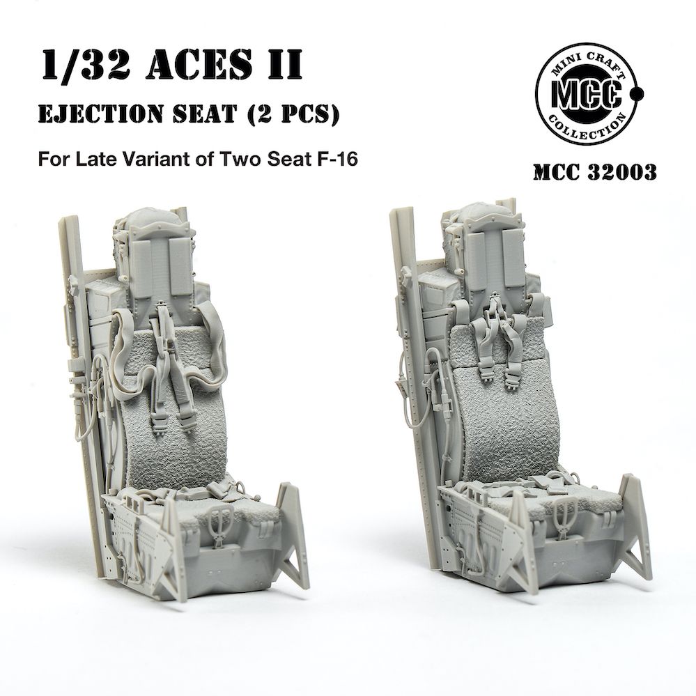 1:32 ACES II Ejection seat (dual) Late Variant of two-seats F-16