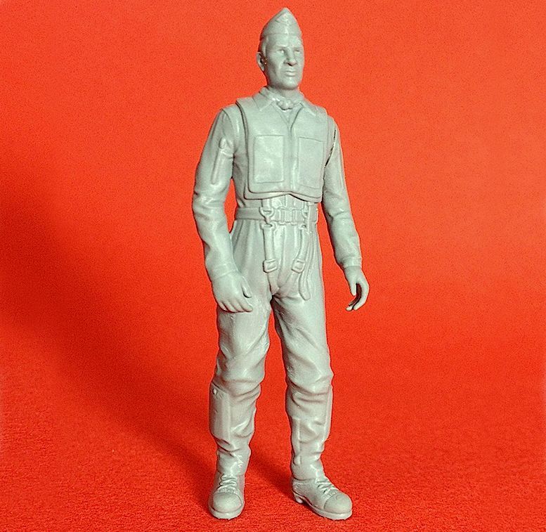 1:72 Pilot Swedish Airforce 1950s to 1970s