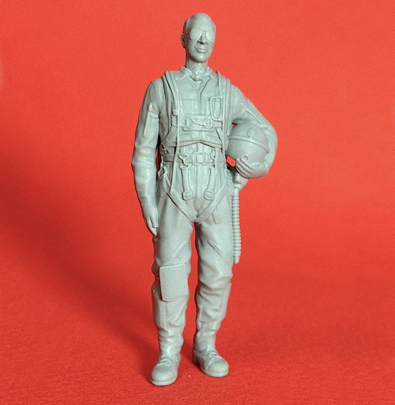 1:72 Pilot Swedish Airforce 1950s to 1970s