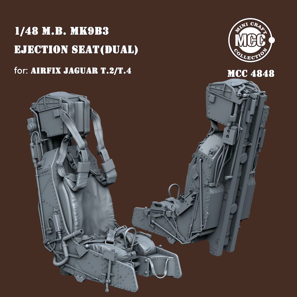 1:48 Jaguar M.B Mk9b3 Ejection seat (dual) for Airfix