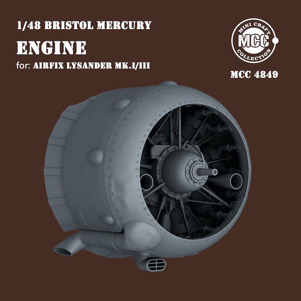 1:48 Lysander Mk.I/III Engine (Airfix)
