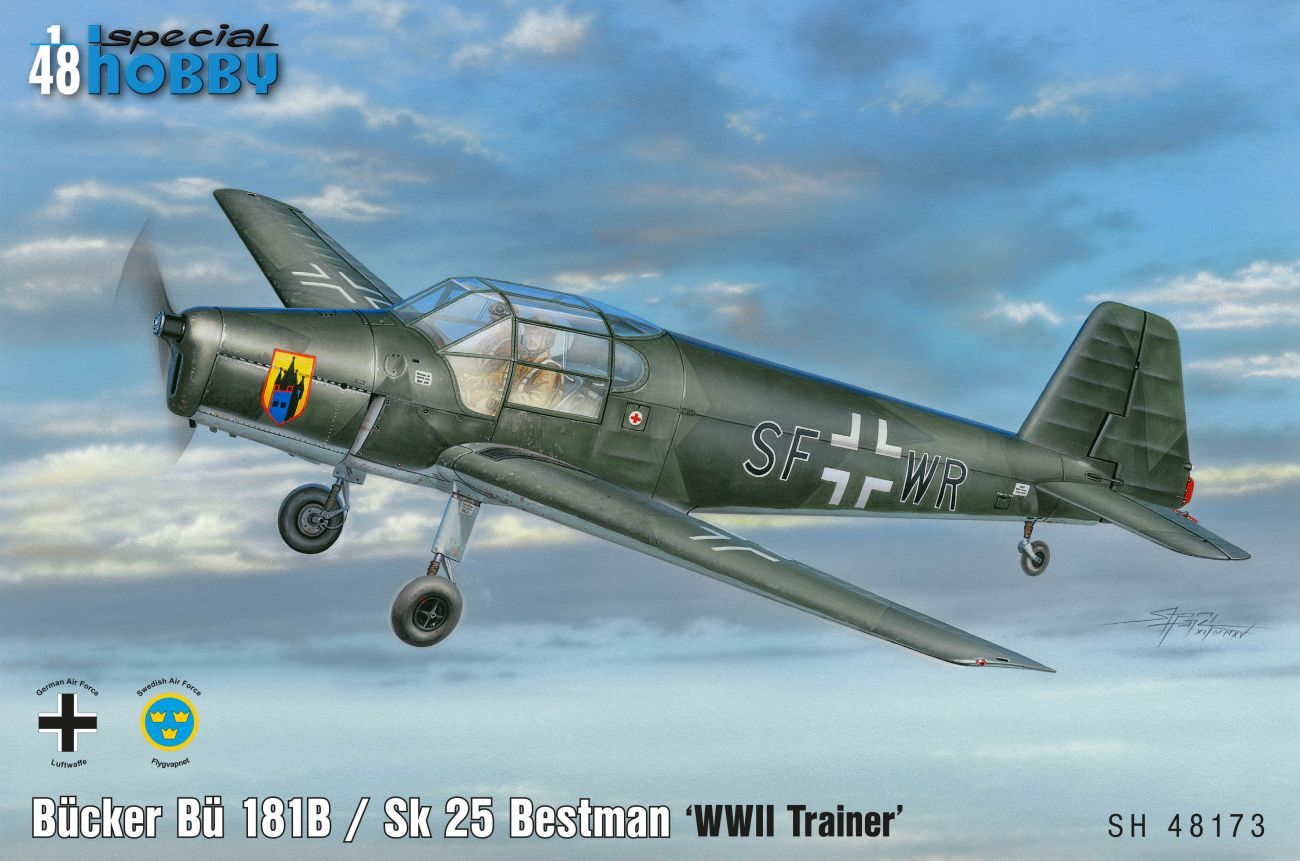 1:48 Bücker Bü 181B / Sk 25 Bestmann ‘WWII Trainer’