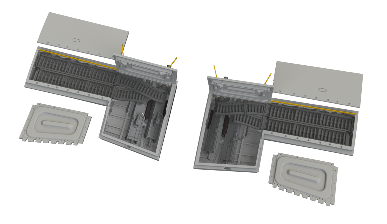 1:32 P-51 B/C Mustang - Gun Bays (for Eduard Kits / 3D-Printed)