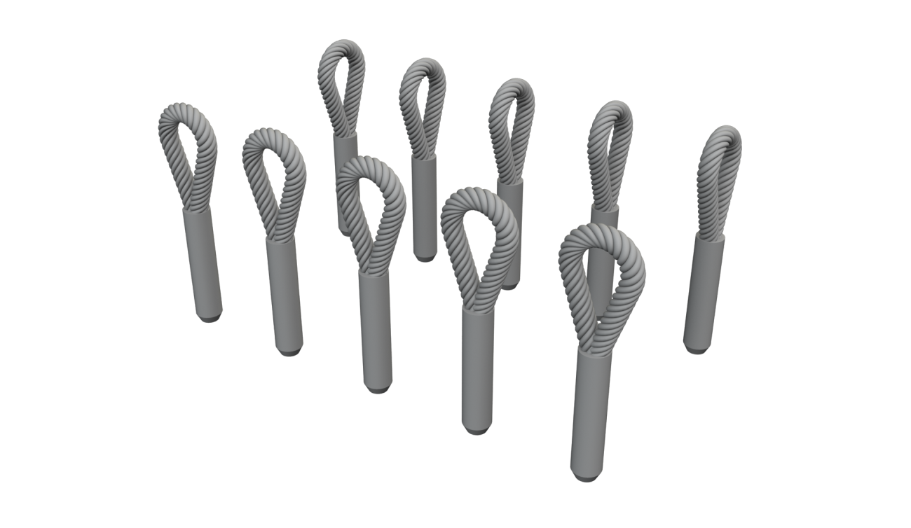 1:48  German WWII Towing Cable Eyes (3D-Printed)