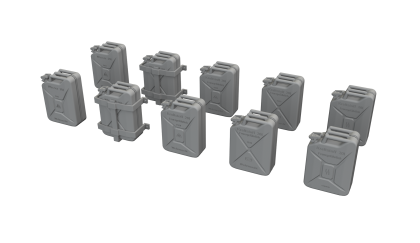 1:48 German WWII Jerry Cans (3D-Printed)
