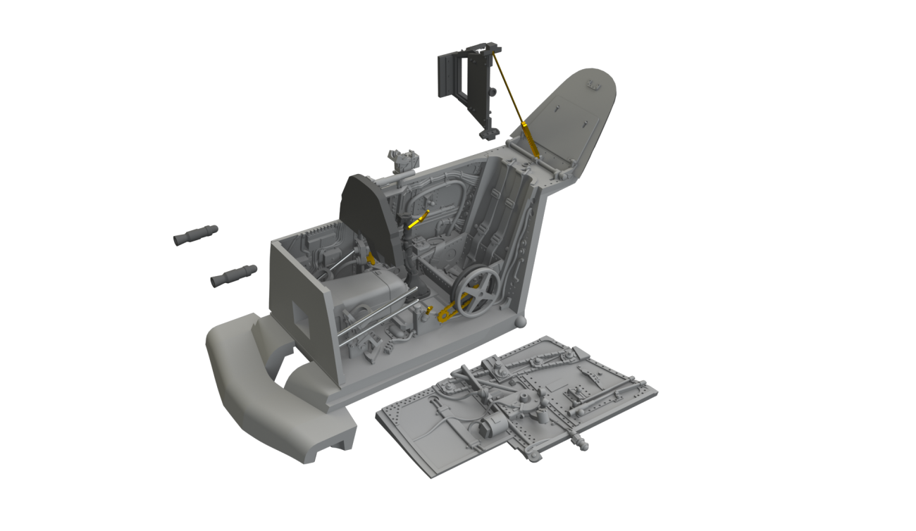 1:72 Bf-109 K-4 - Cockpit Eduard