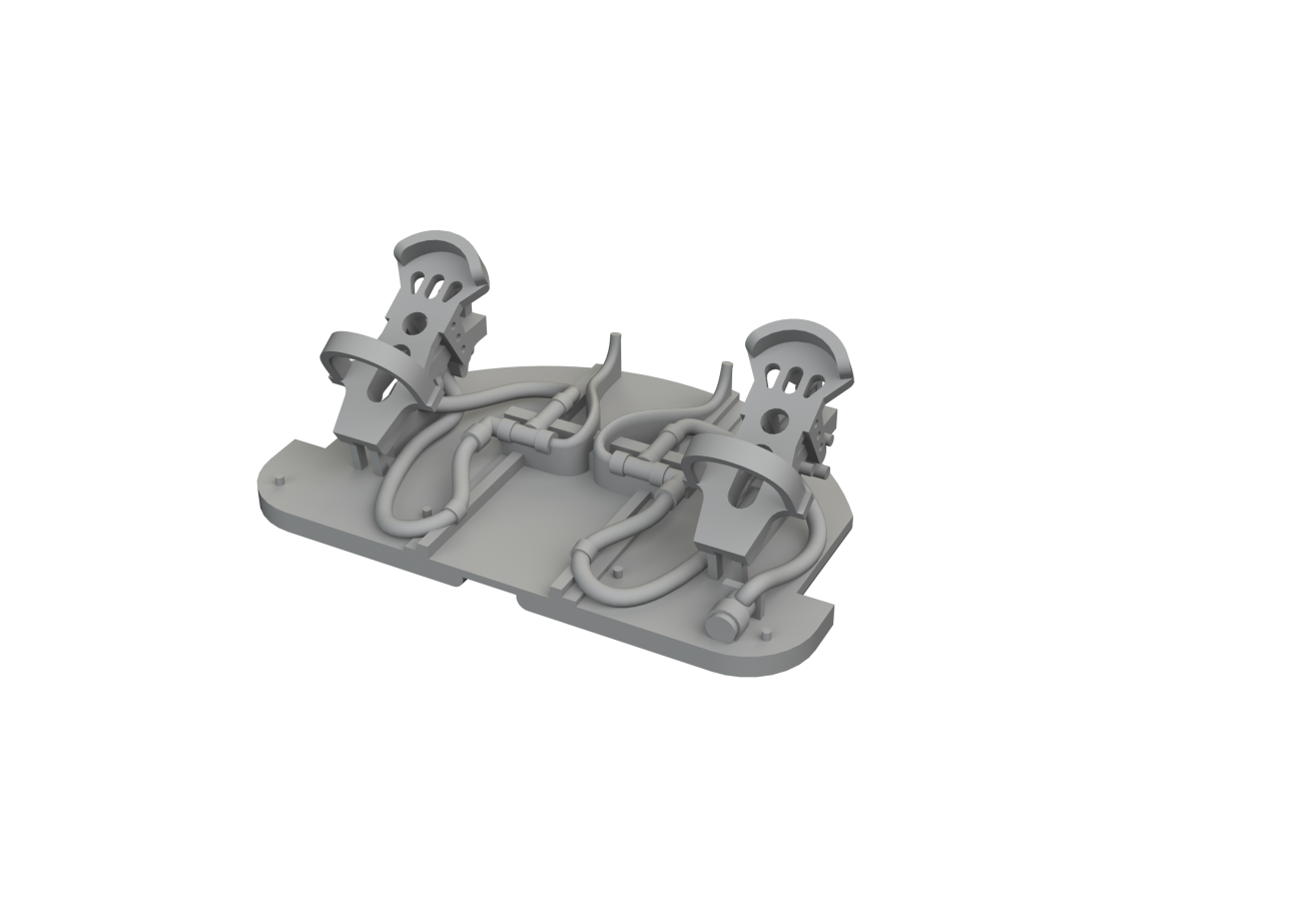 1:72 Me-262 A - Rudder Pedals (for Arma Hobby Kits / 3D-Printed)