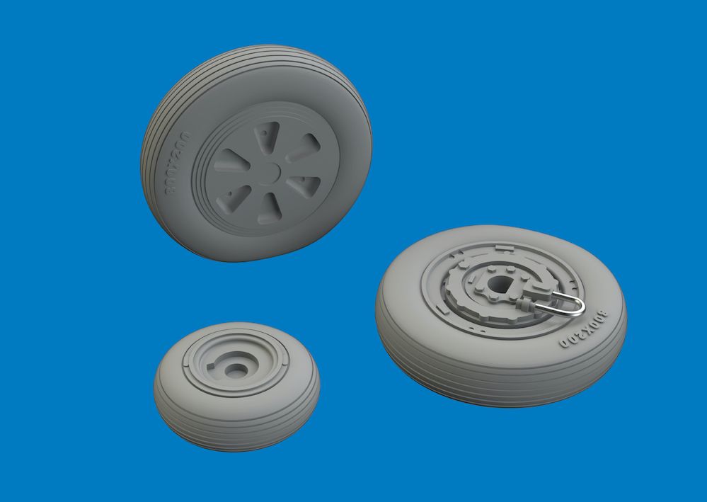 1:72 MiG-21 R - Wheels Set (for Eduard Kits)