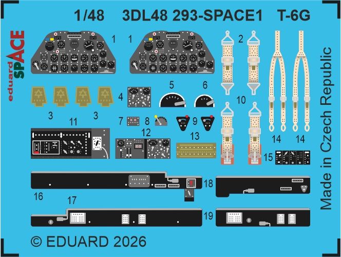1:48 T-6 G Texan - Space Set (for Italeri Kits)