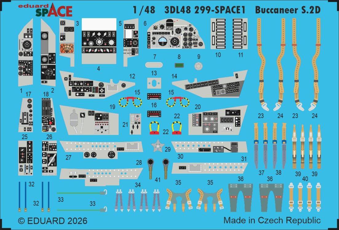 1:48 Blackburn Buccaneer S.2D - Space Set (for Trumpeter Kits)