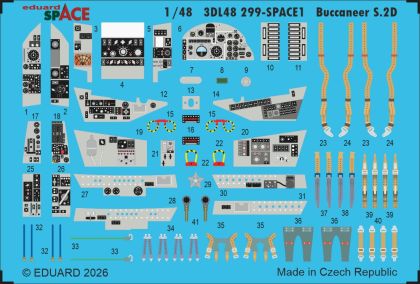 1:48 Blackburn Buccaneer S.2D - Space Set (for Trumpeter Kits)