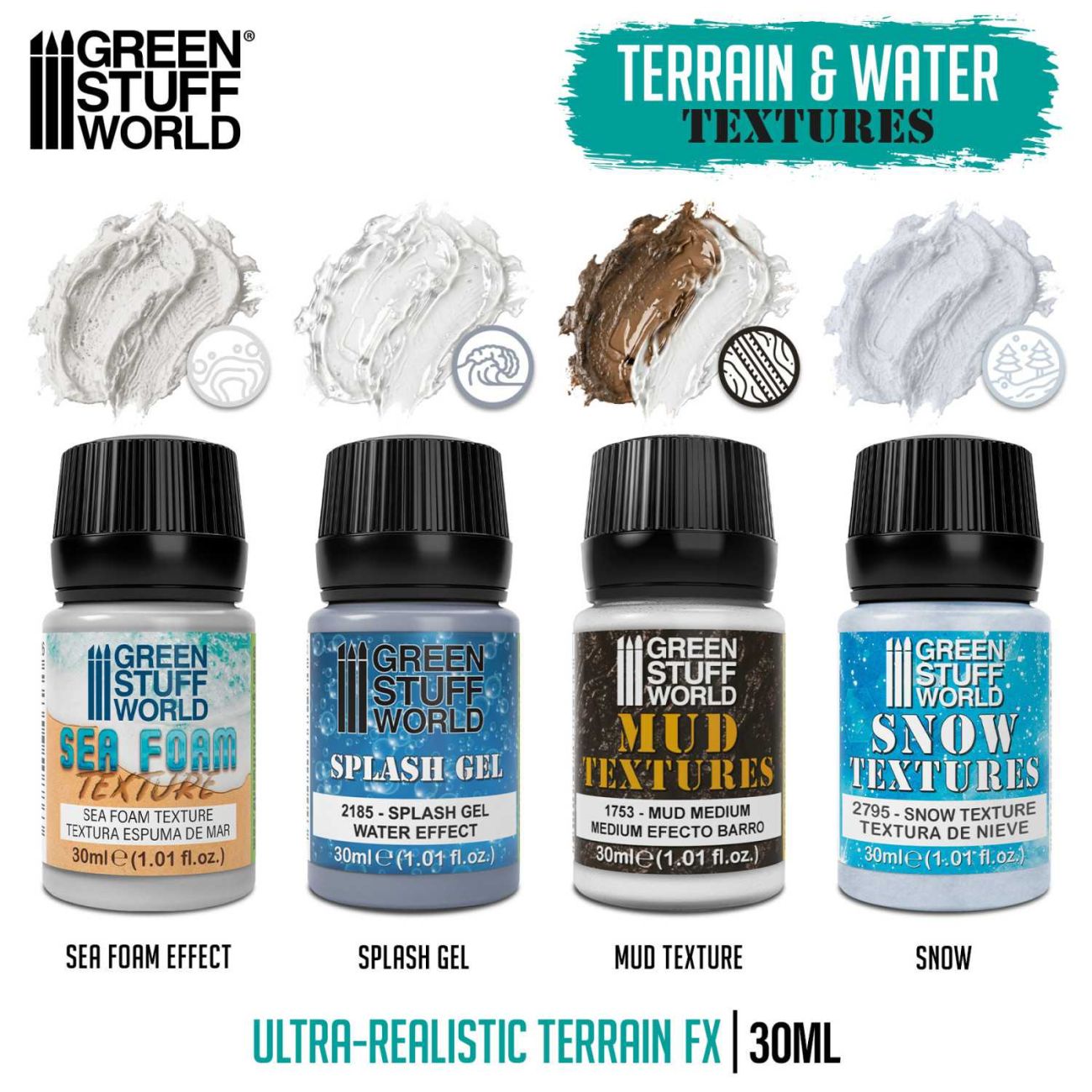 Aquatic textures set 30ml