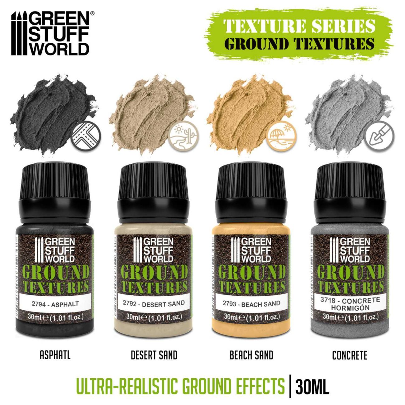 Ground textures set 30ml