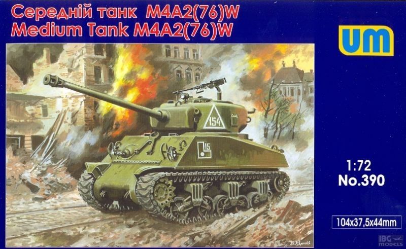 1:72 M4A2 (76)W Sherman